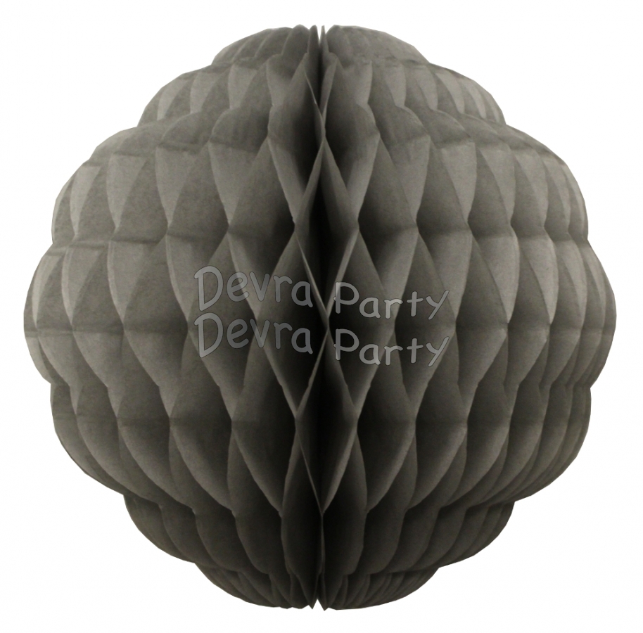 14 Inch Puff Ball Gray (12 pcs) - Click Image to Close