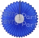 27 Inch Deluxe Fan Dark Blue White Center (12 pcs)