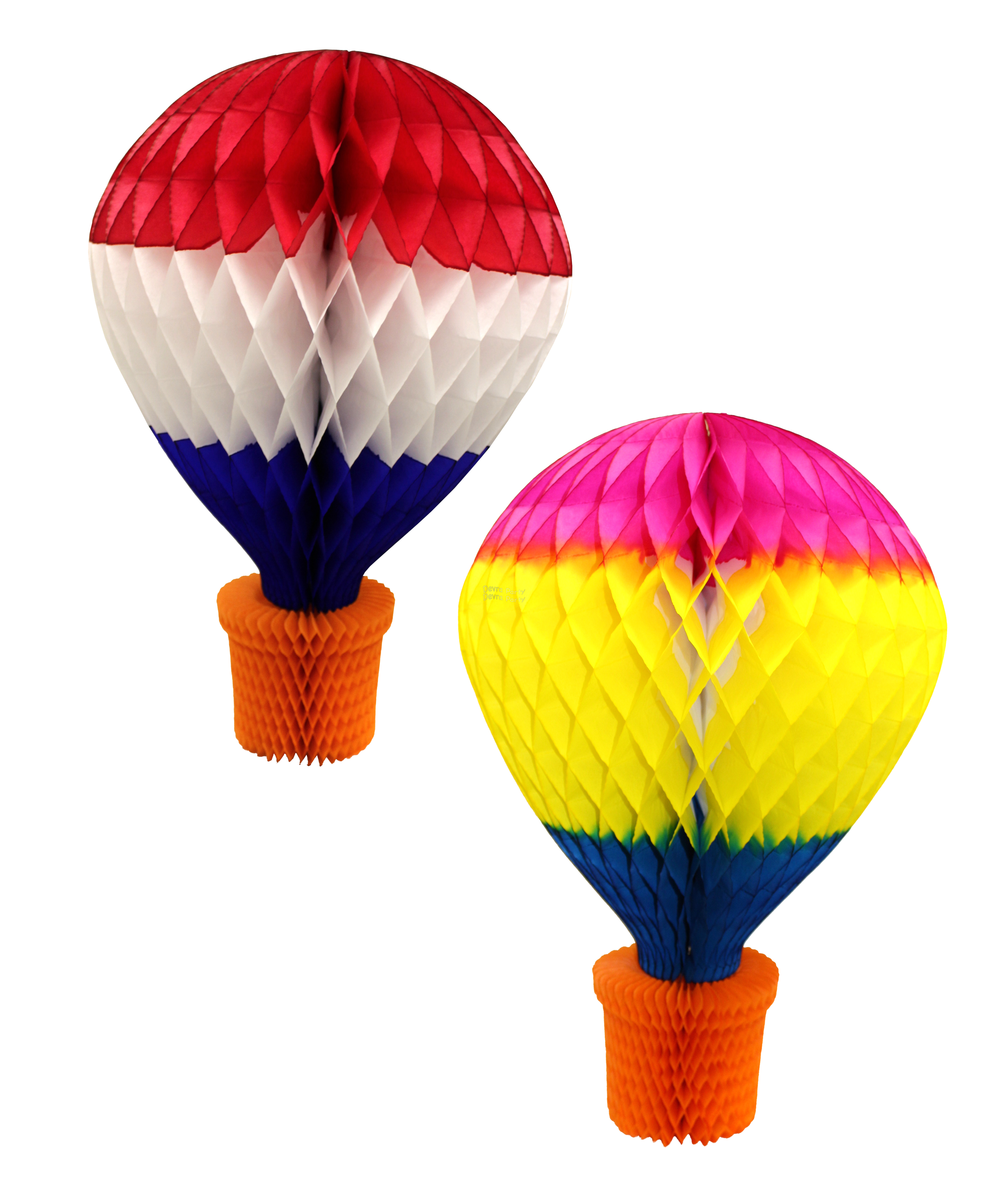 (image for) 28 Inch Hot Air Balloon Decoration (6 pcs)