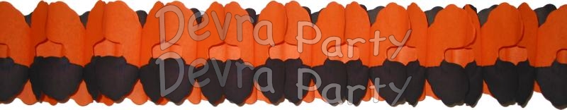 12 Foot Halloween Cross Garland Decoration (12 pcs) - Click Image to Close