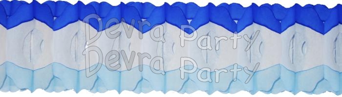 Winter Honeycomb Oval Garland (12 pcs) - Click Image to Close