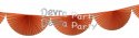 (image for) Peach 10 Foot Bunting Fan Garland (12 pcs)
