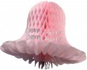 (image for) Light Pink Honeycomb Bell (12 Pieces)