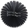 (image for) 13 Inch Fan Decorations Black (12 Pieces)