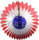 (image for) 20 Inch Tissue Paper Flower Fan Decoration Patriotic (12 pcs)