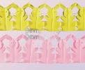 (image for) 12 Foot Tissue Paper Bunny Garland (6 pcs)