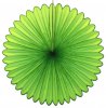 27 Inch Deluxe Fan Lime Green (12 pcs)