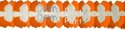 (image for) 12 Foot Cross Garland Decoration Orange & White (12 pcs)