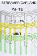 6 Foot Tissue Paper Streamer Garland (12 pcs) - Click Image to Close