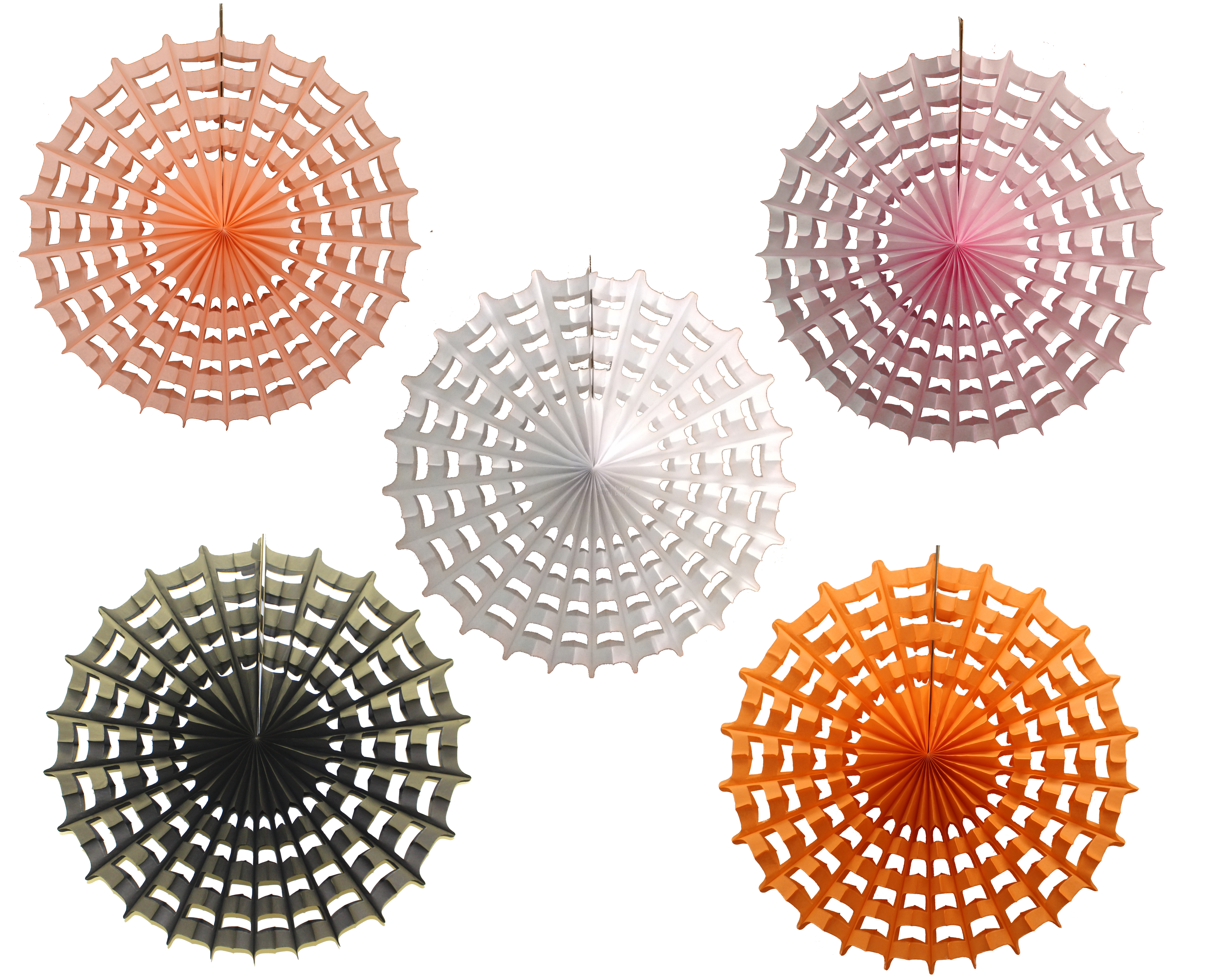(image for) 27 Inch Halloween Web Fan Decoration (12 pcs)