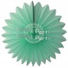 (image for) Hanging Tissue Fanburst Decoration Mint (12 pcs)