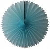 13 Inch Fan Decorations Light Blue (12 PCS)