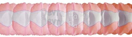 (image for) 12 Foot Peach Oval Garland (12 pcs)
