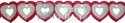 (image for) 6 Foot Tissue Heart Garland (12 pcs)