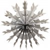 (image for) 15 Inch Gray Tissue Paper Snowflake Decoration (12 pcs)