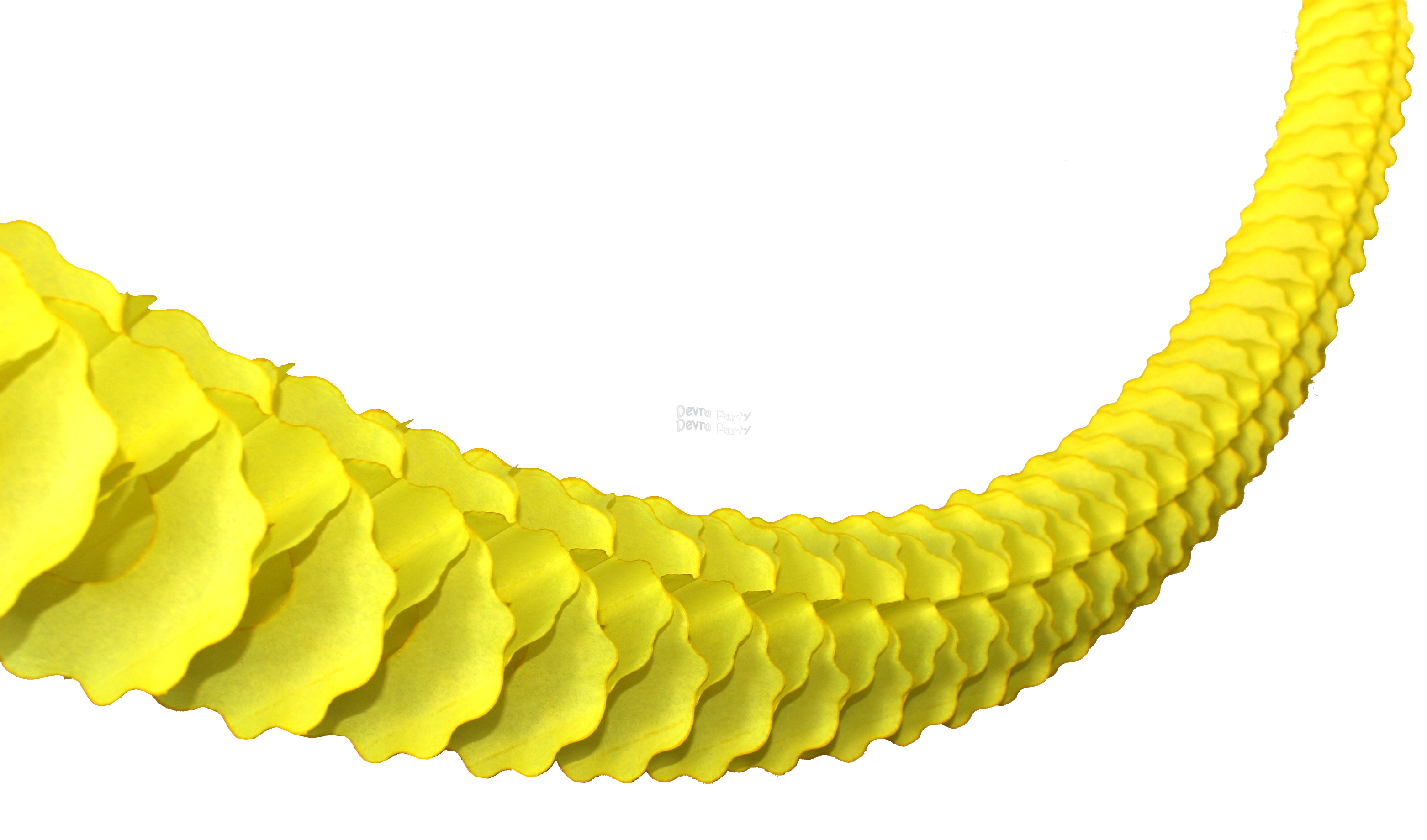 (image for) 12 Foot Yellow Oval Garland (12 pieces)