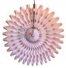 (image for) White 18 Inch Tissue Paper Fan (12 pcs)