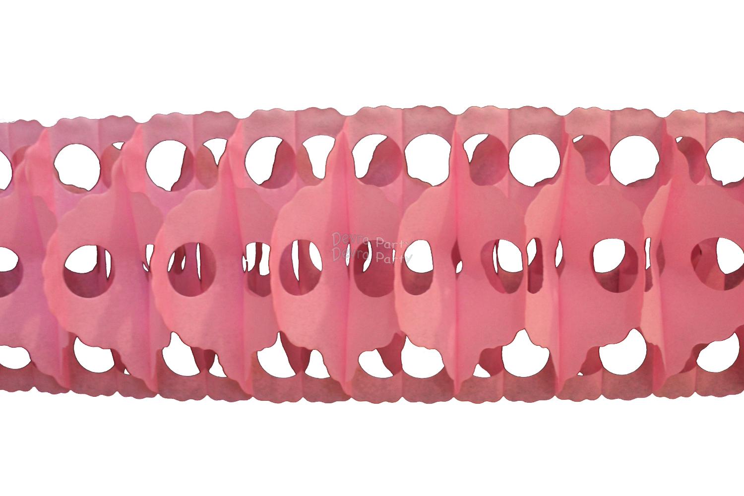 (image for) Dusty Rose Full Honeycomb Garland (12 pcs)
