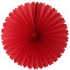13 Inch Fan Decorations Red (12 PCS)