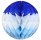 Winter Blue and White Honeycomb Ball (12 pcs)