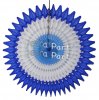 (image for) 21 Inch Tissue Fan Winter Theme (12 pcs)
