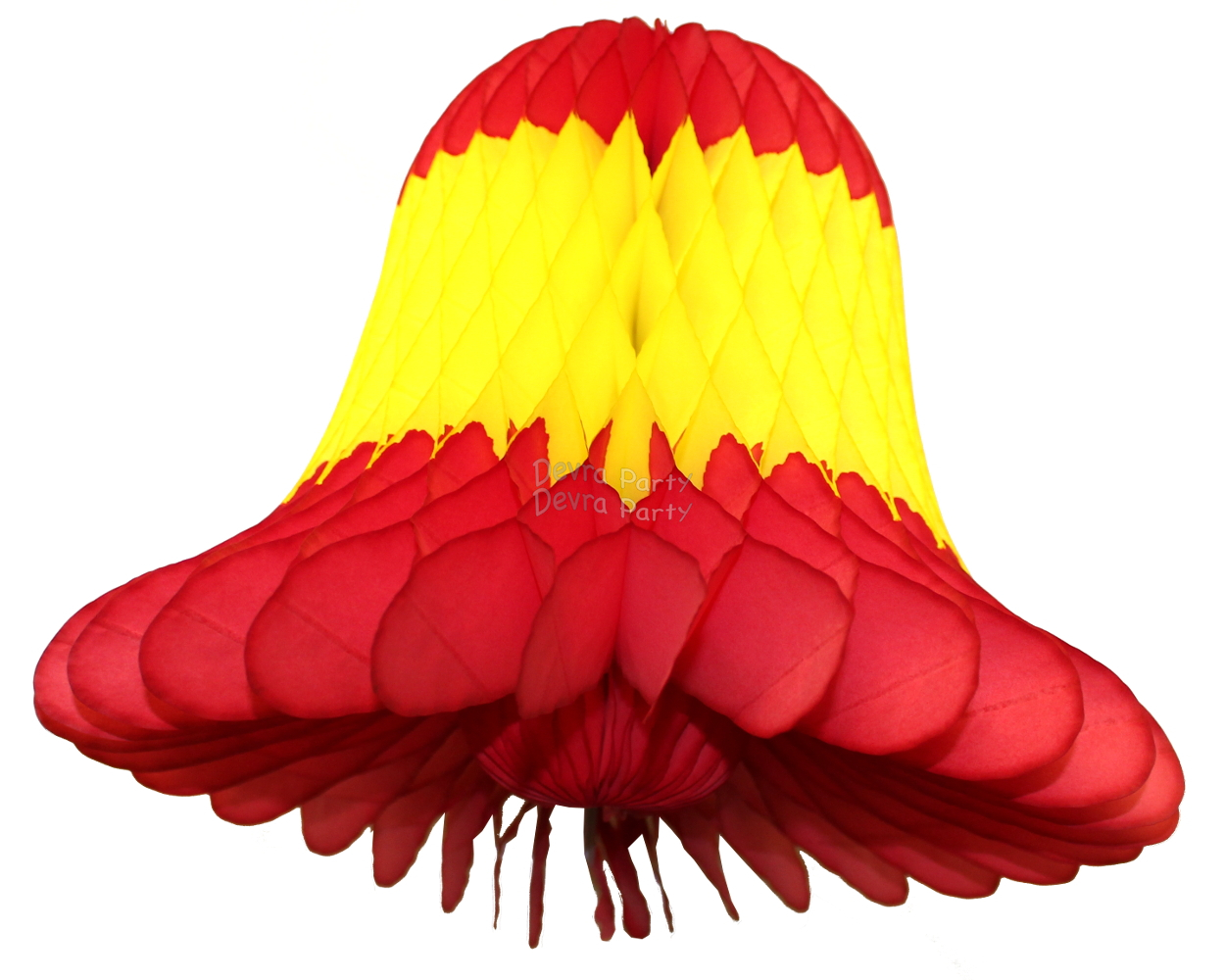 (image for) Red Yellow Red Bell Decoration (12 Pieces)