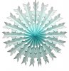 22 Inch Light Blue Tissue Paper Snowflake Decoration (12 pcs)