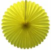 27 Inch Yellow Deluxe Fan Decorations (12 pcs)