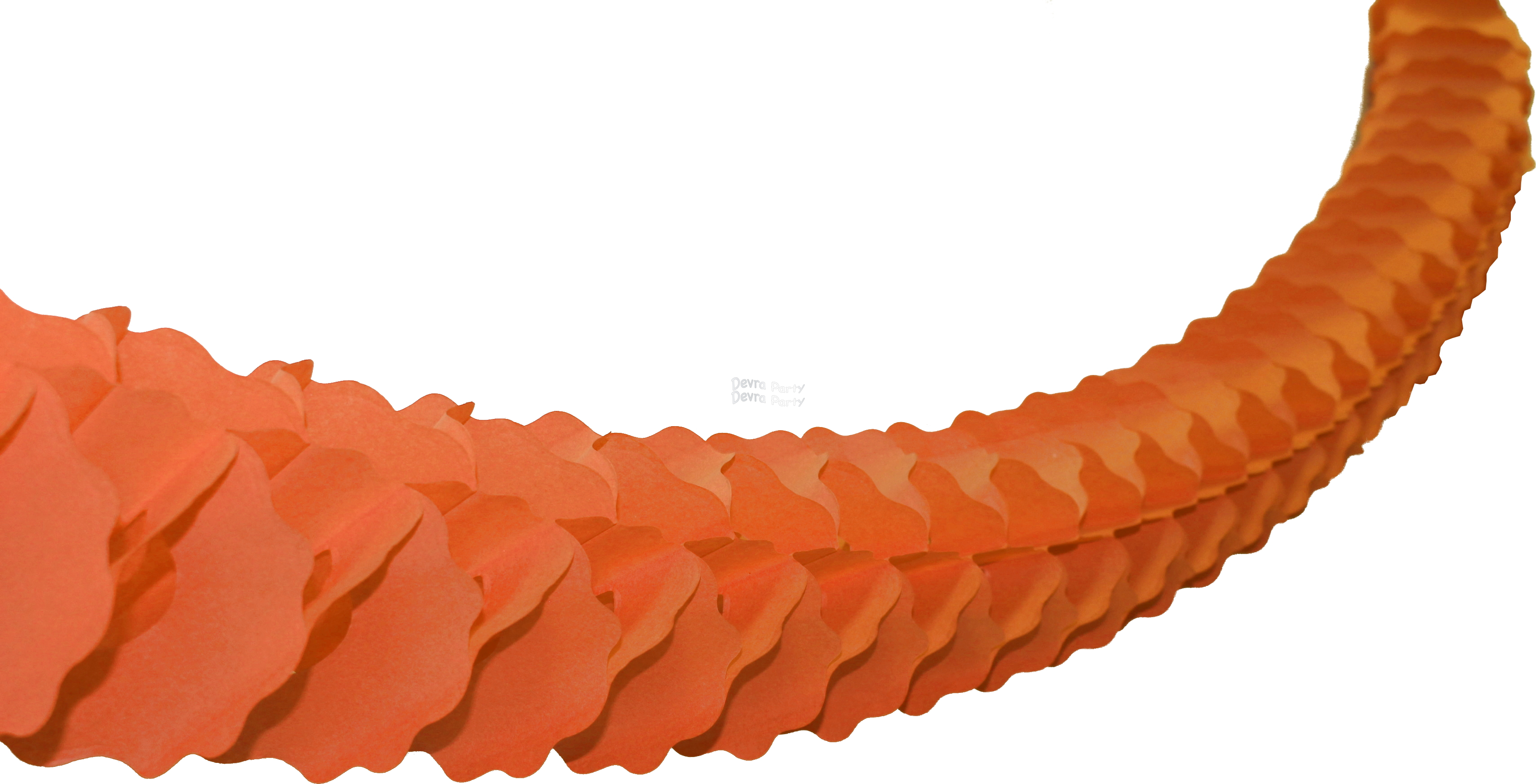 (image for) 12 Foot Orange Oval Garland (12 pcs)