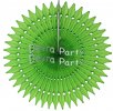 (image for) 21 Inch Tissue Fan Lime Green (12 pcs)