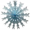 (image for) 15 Inch Light Blue Tissue Paper Snowflake Decoration (12 pcs)