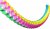 Multi Rainbow 12 Foot Oval Garland Decoration (12 pieces)