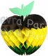 Jamaican Honeycomb Paper Apple Decoration, 7 Inch (12 pcs)