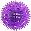 (image for) 21 Inch Tissue Fan Purple (12 pcs)