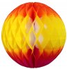 Orange/Yellow/Cerise Tissue Paper Balls (12 pcs)