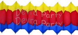 (image for) 12 Foot Tissue Paper Arch Garland - ALL COLORS (12 pcs)