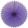 27 Inch Lavender Tissue Paper Deluxe Fan (12 pcs)