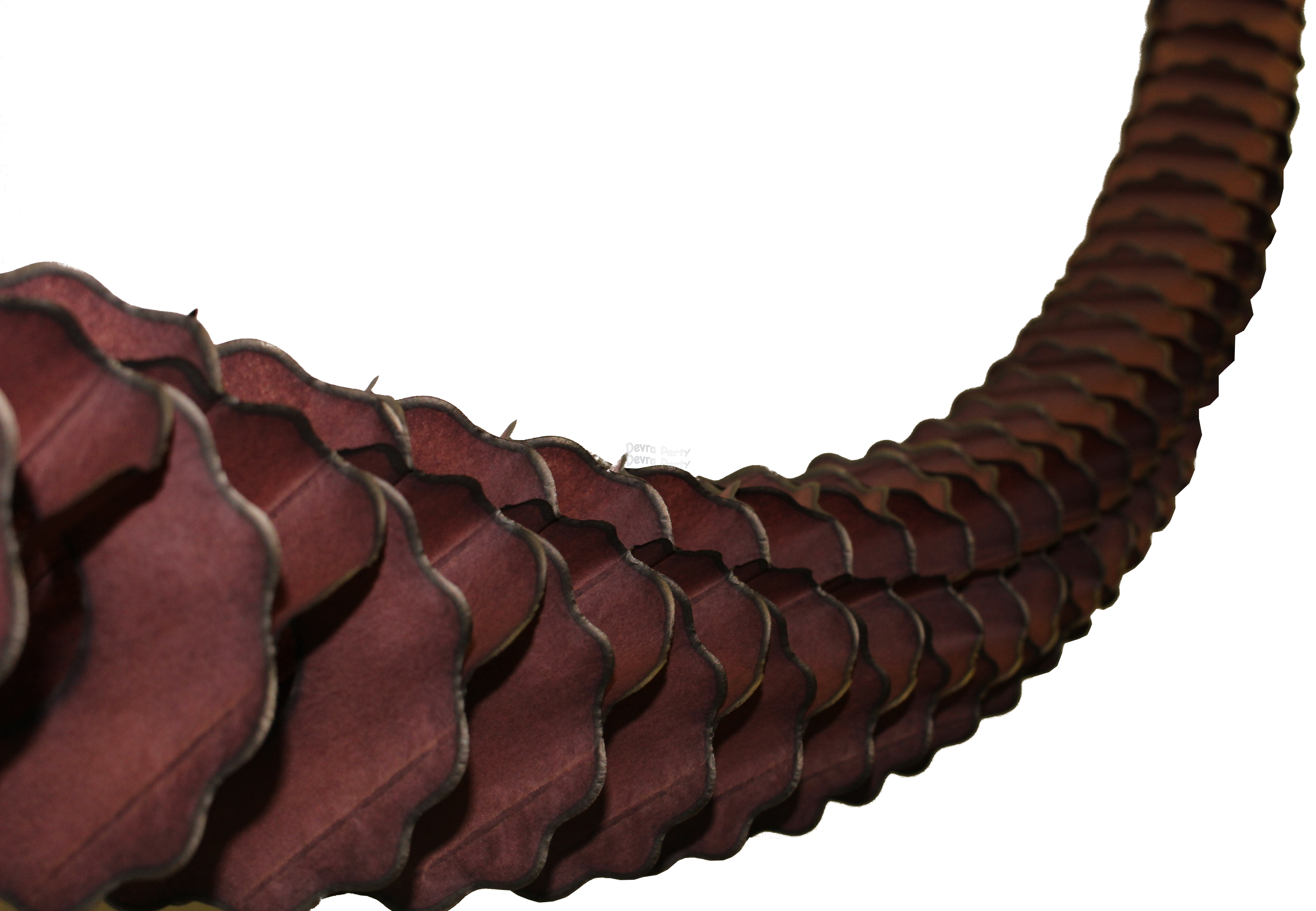 (image for) 12 Foot Brown Oval Garland (12 pcs)