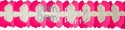 (image for) 12 Foot Cross Garland Decoration Cerise & White (12 pcs)