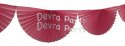 (image for) Dusty Rose 10 Foot Bunting Fan Garland (12 pcs)