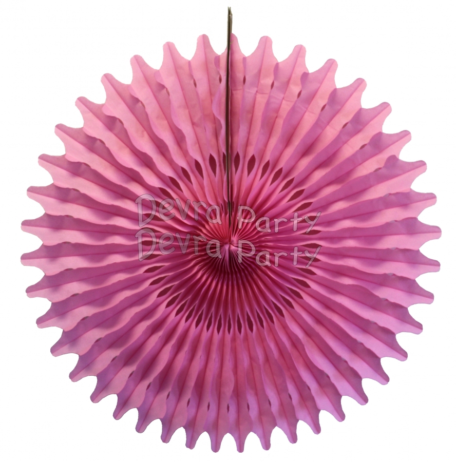 26 Inch Tissue Fan Dusty Rose (12 pcs) - Click Image to Close