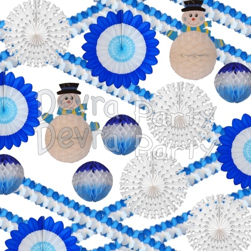 Large Winter Decorations Kit (28 pieces) - Click Image to Close