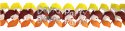 (image for) 12 Foot Tissue Paper Cross Garland Fall (12 pcs)