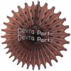 (image for) Brown 18 Inch Tissue Paper Fan (12 Pieces)