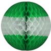 (image for) Green and White Tissue Decoration Balls (12 pcs)