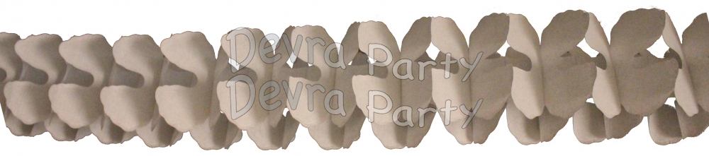 12 Foot Cross Garland Decoration Gray - Solid (12 pcs) - Click Image to Close
