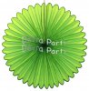 (image for) 27 Inch Deluxe Fan Lime Green (12 pcs)