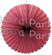 27 Inch Maroon Deluxe Fan Decorations (12 pcs)