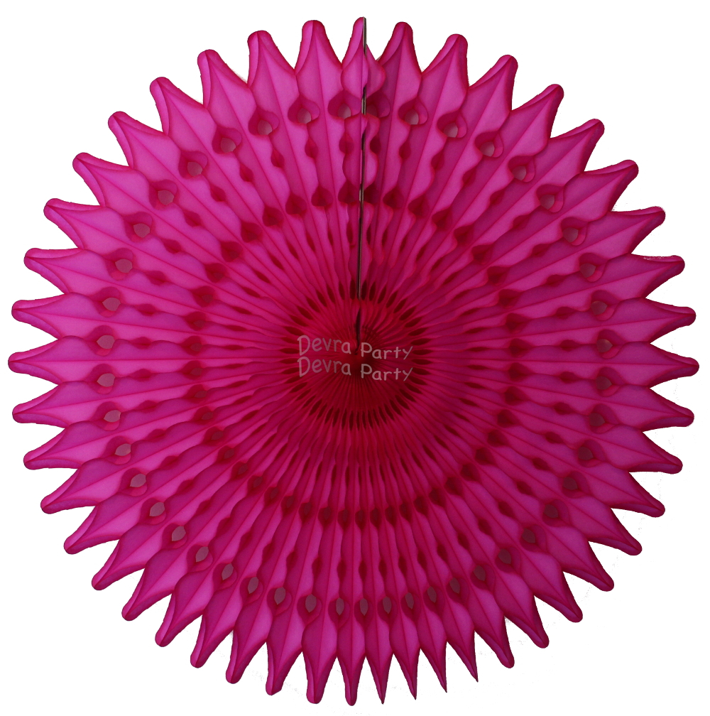 (image for) 21 Inch Tissue Fan Cerise (12 pcs)