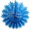 (image for) 19 Inch Tissue Paper Snowflake Turquoise (12 pcs)